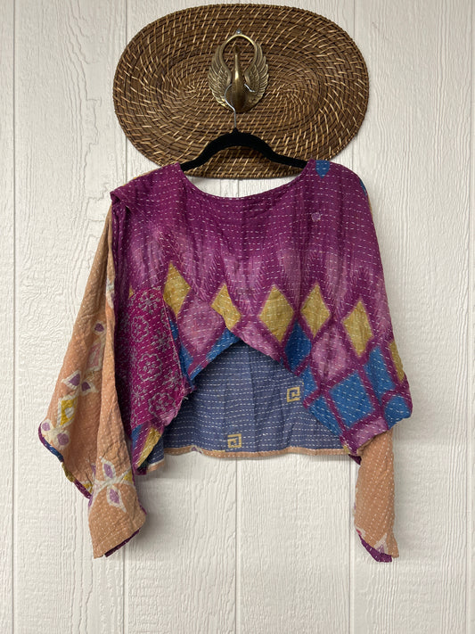 RETAIL Pareo Kantha In Bloom Cropped Pullover 0326 136