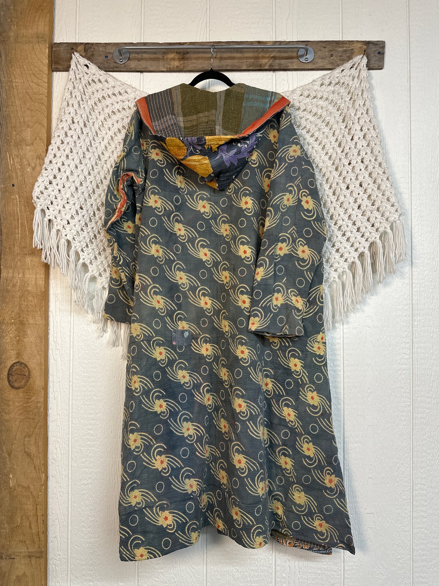 Fine Kantha Rising Sun Coat 1125 246