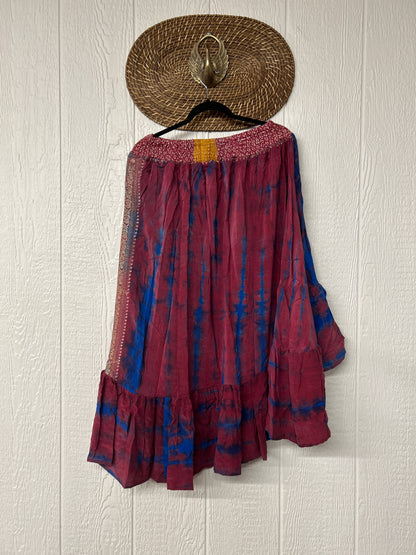Crepe Sari Dahlia Skirt 1026 121