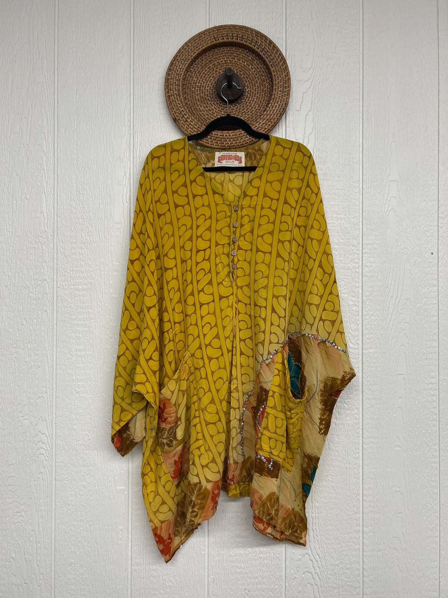 Crepe Sari Gaia Split Tunic 0226 166