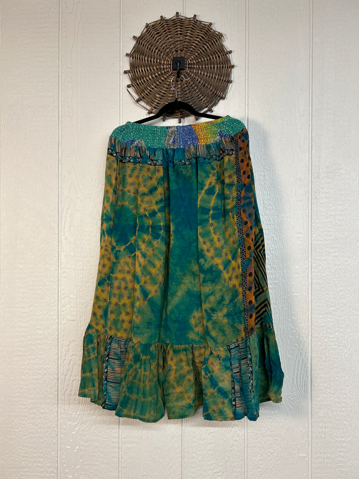 Crepe Sari Dahlia Skirt 1026 211