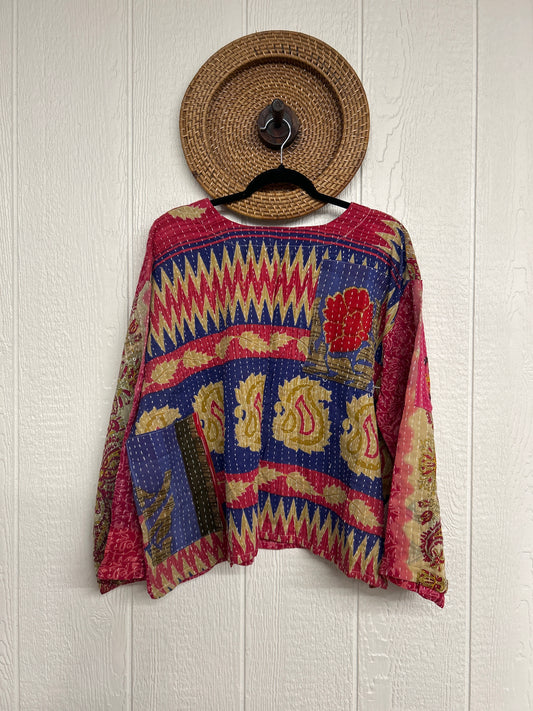 Pareo Kantha Wanderer Pocket Crop Top 0226 057