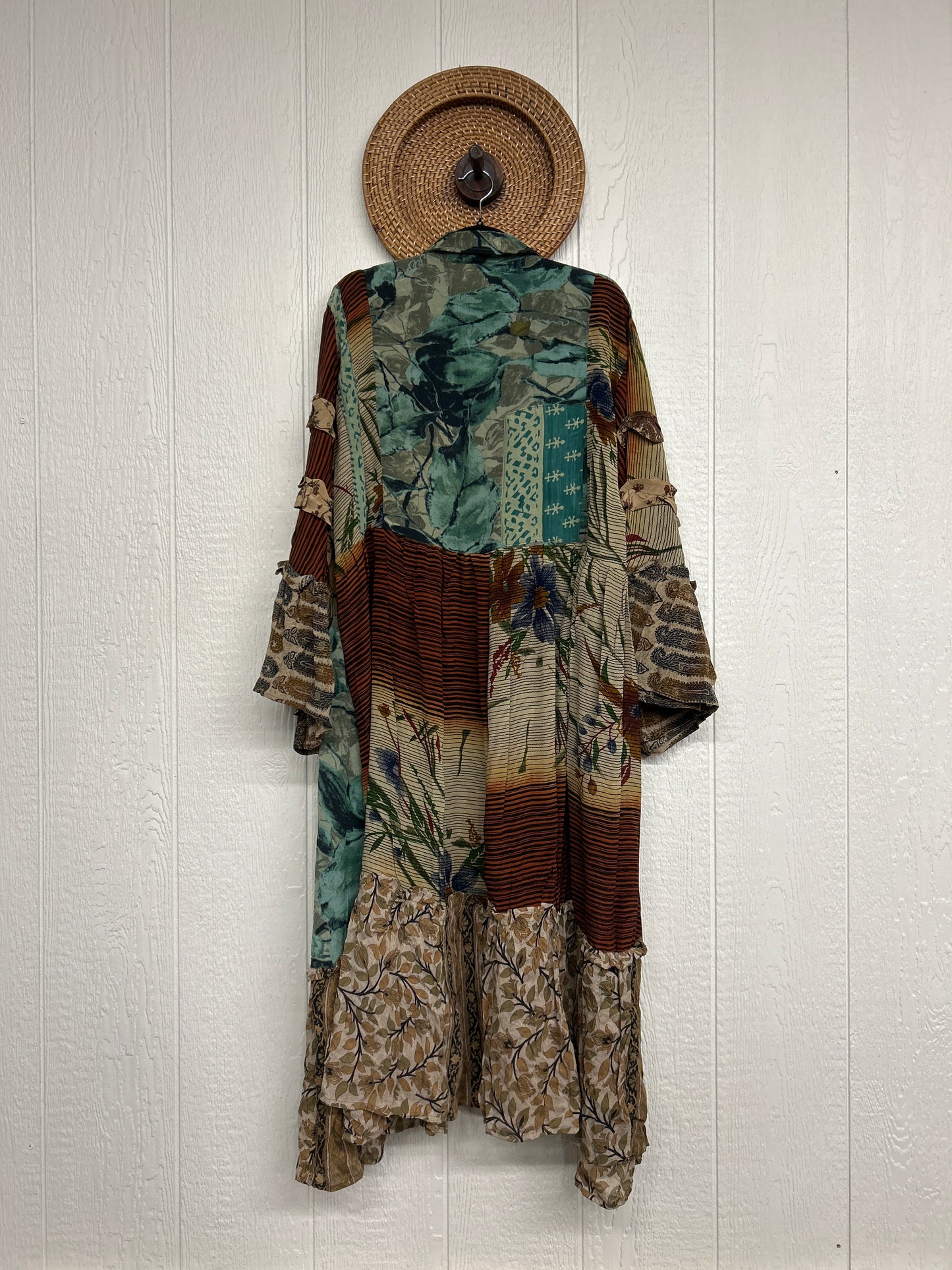 Crepe Sari Rhiannon Duster Dress 0226 157