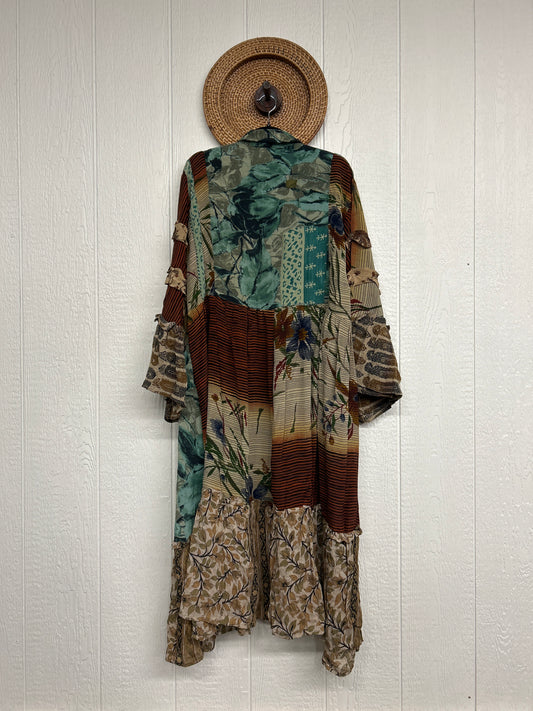 Crepe Sari Rhiannon Duster Dress 0226 157