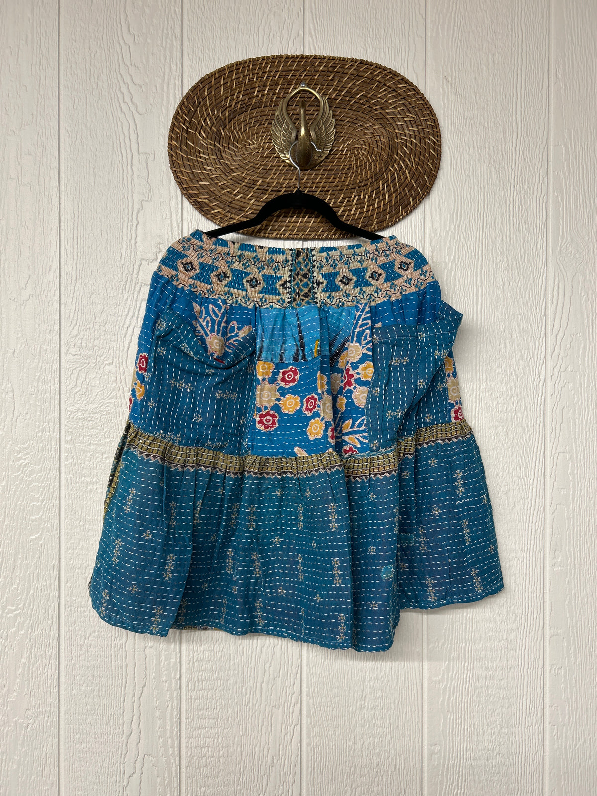 Pareo Kantha Meadow Skirt 0826 100