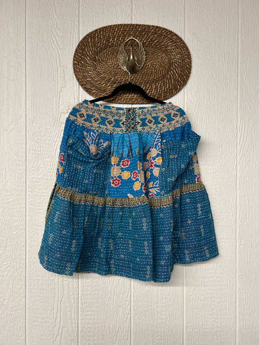 Pareo Kantha Meadow Skirt 0826 100