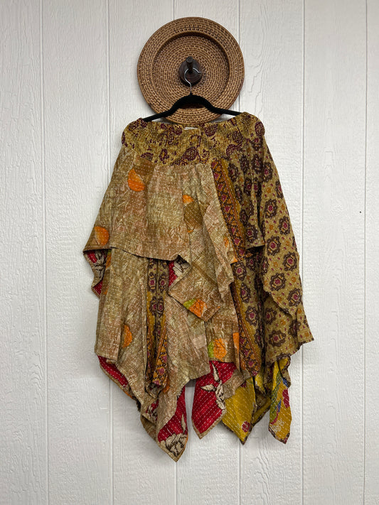Pareo Kantha Pixie Skirt 0426 111