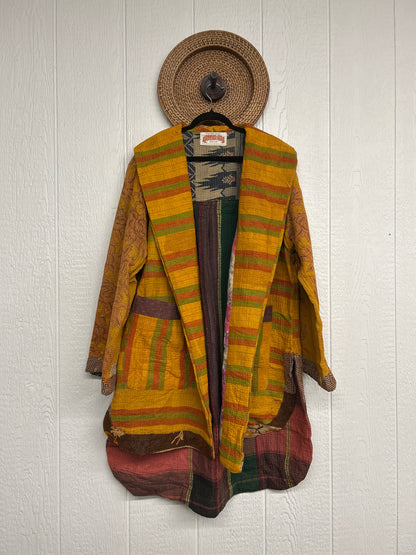 Fine Kantha Drifter Coat 1026 070