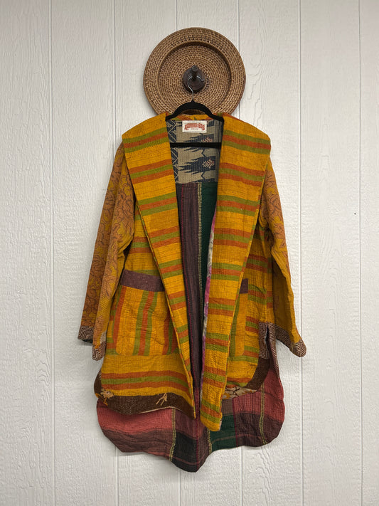 Fine Kantha Drifter Coat 1026 070