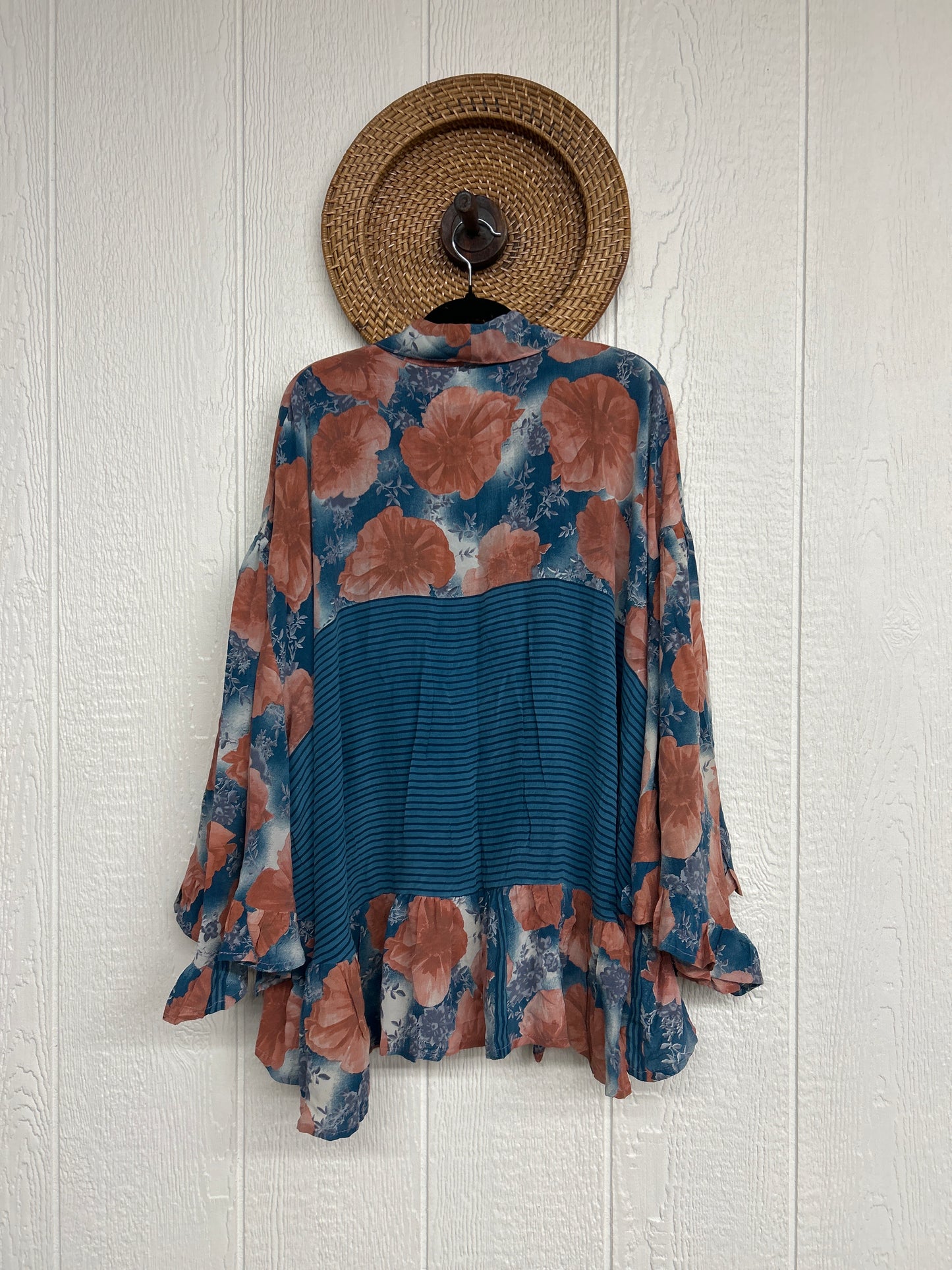 Crepe Sari Wild Rose Top 0426 266