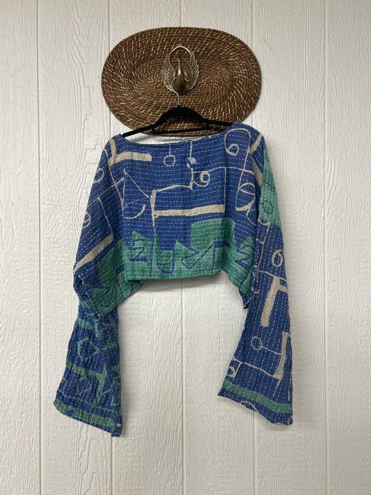 Pareo Kantha Abundance Crop Top 1225 077