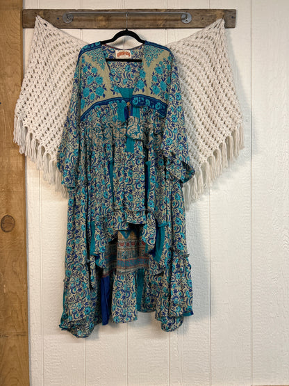 Rasgulla Sari Rhiannon Kimono 0826 136