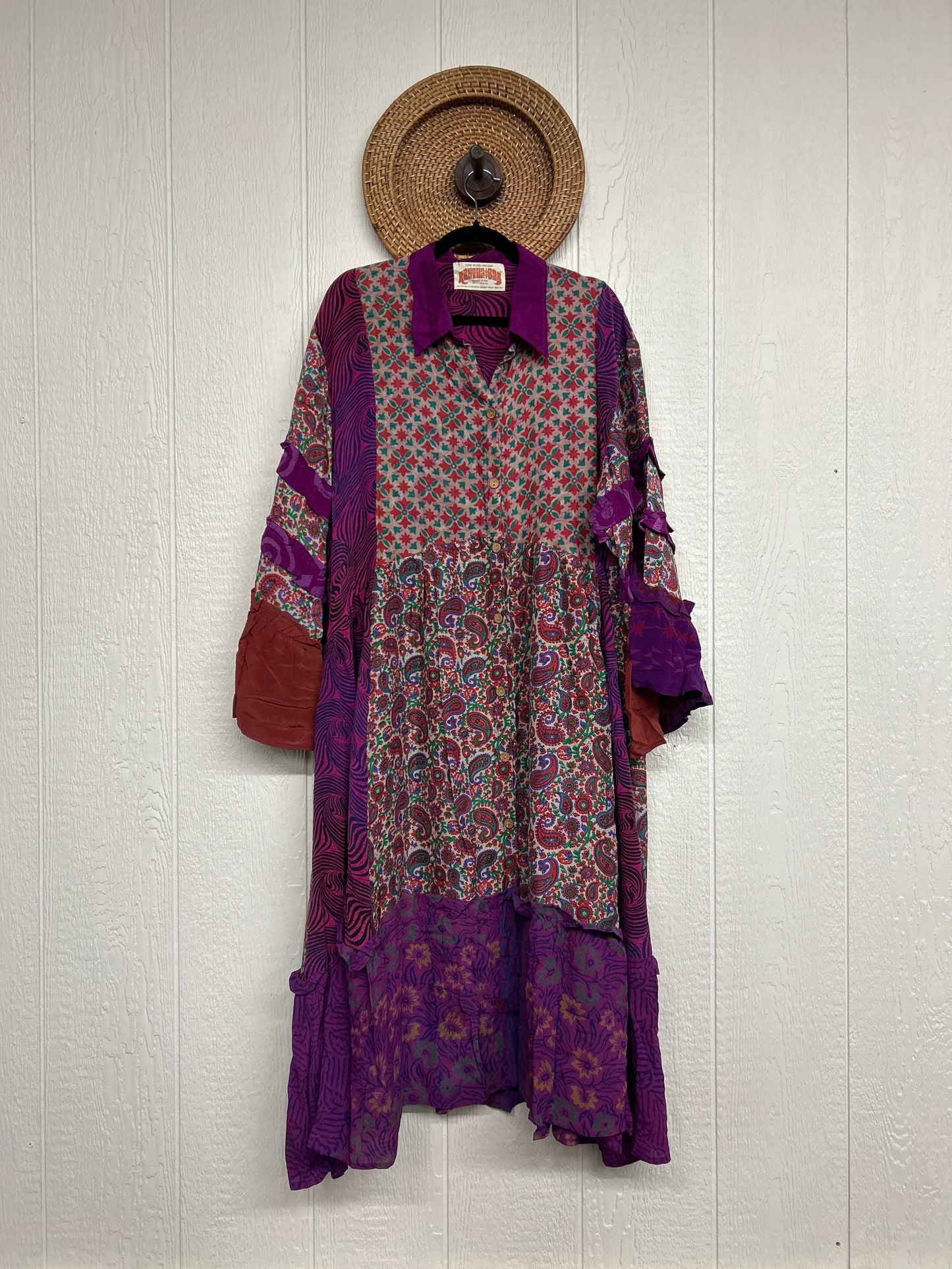 Crepe Sari Rhiannon Duster Dress 0226 169