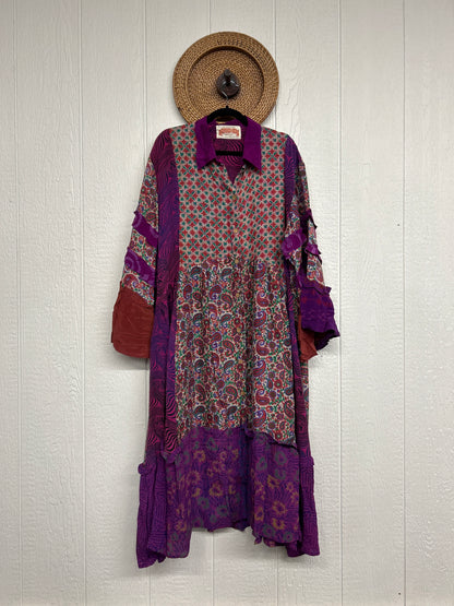 Crepe Sari Rhiannon Duster Dress 0226 169