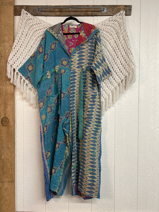 Kantha Zen Hoodie Jumpsuit 0925 216