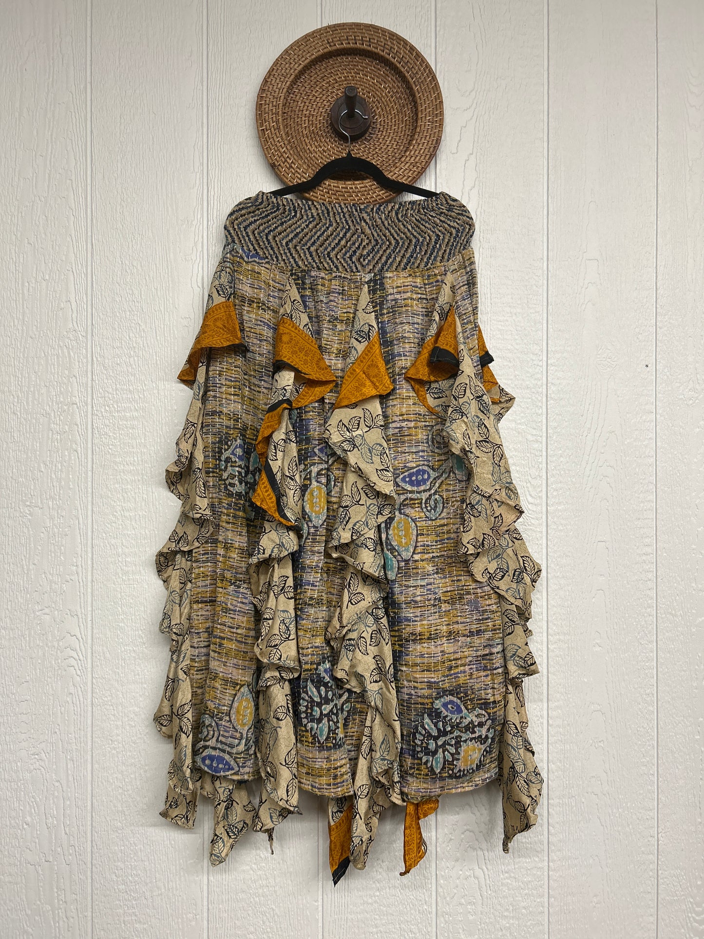 Pareo Kantha Willow Maxi Skirt 0826 205