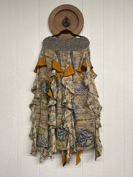 Pareo Kantha Willow Maxi Skirt 0826 205