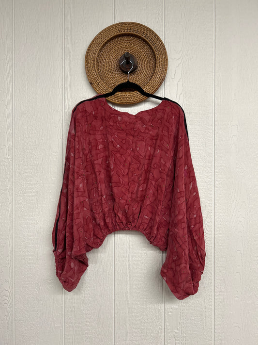 Crepe Sari Luna Crop Top 0126 008