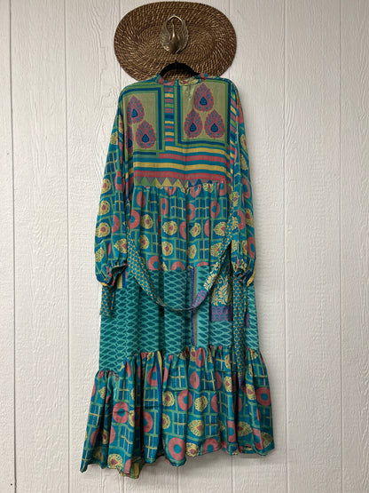 Rasgulla Sari Luminous Maxi Dress 0226 037