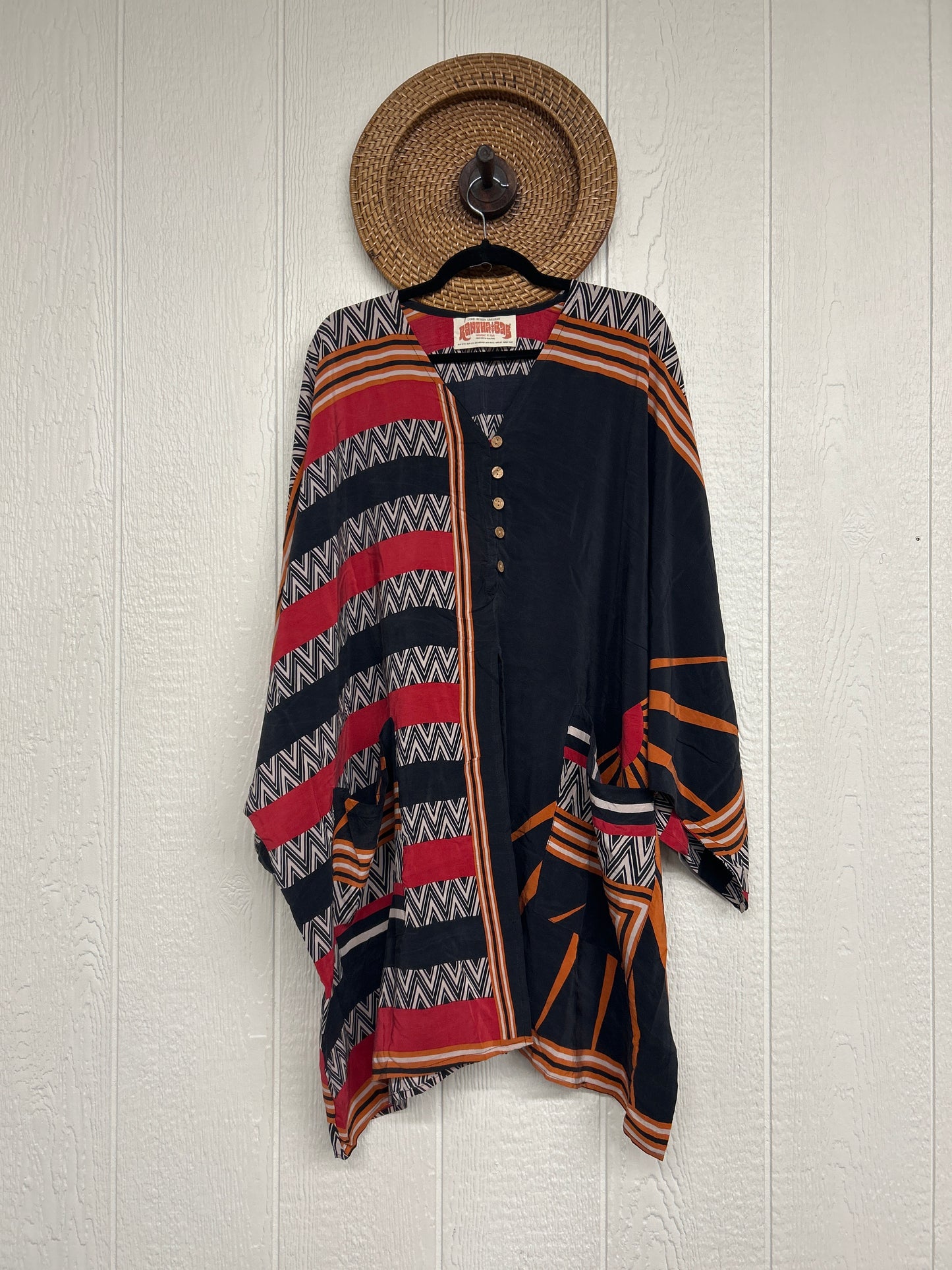 Crepe Sari Gaia Split Tunic 0226 181