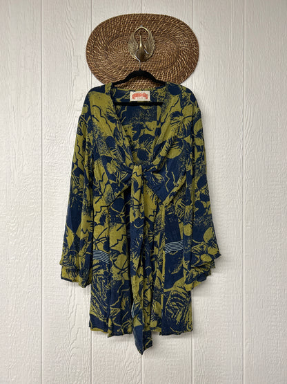 Crepe Sari Shortie Spellbound Kimono 0426 111