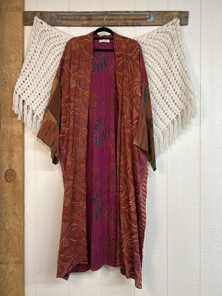 Majestic Caramel Overdye Kimono KB0925 001