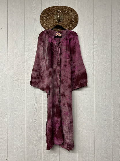 Crepe Sari Woodstock Duster Dress 0526 011