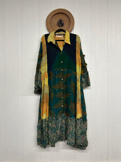 Crepe Sari Rhiannon Duster Dress 0226 195