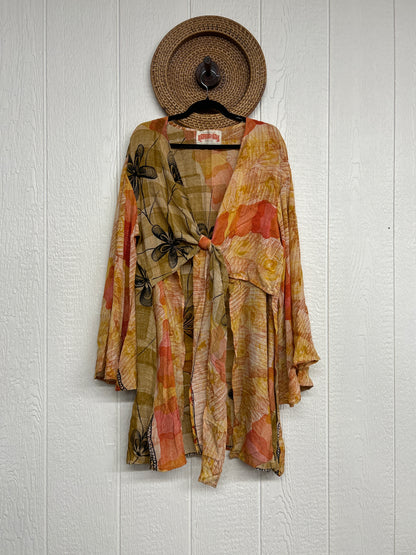 Crepe Sari Shortie Spellbound Kimono 0426 238
