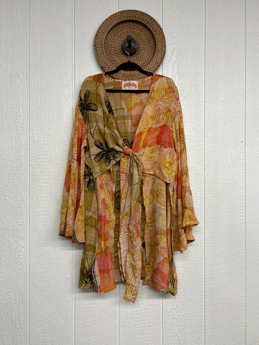 Crepe Sari Shortie Spellbound Kimono 0426 238
