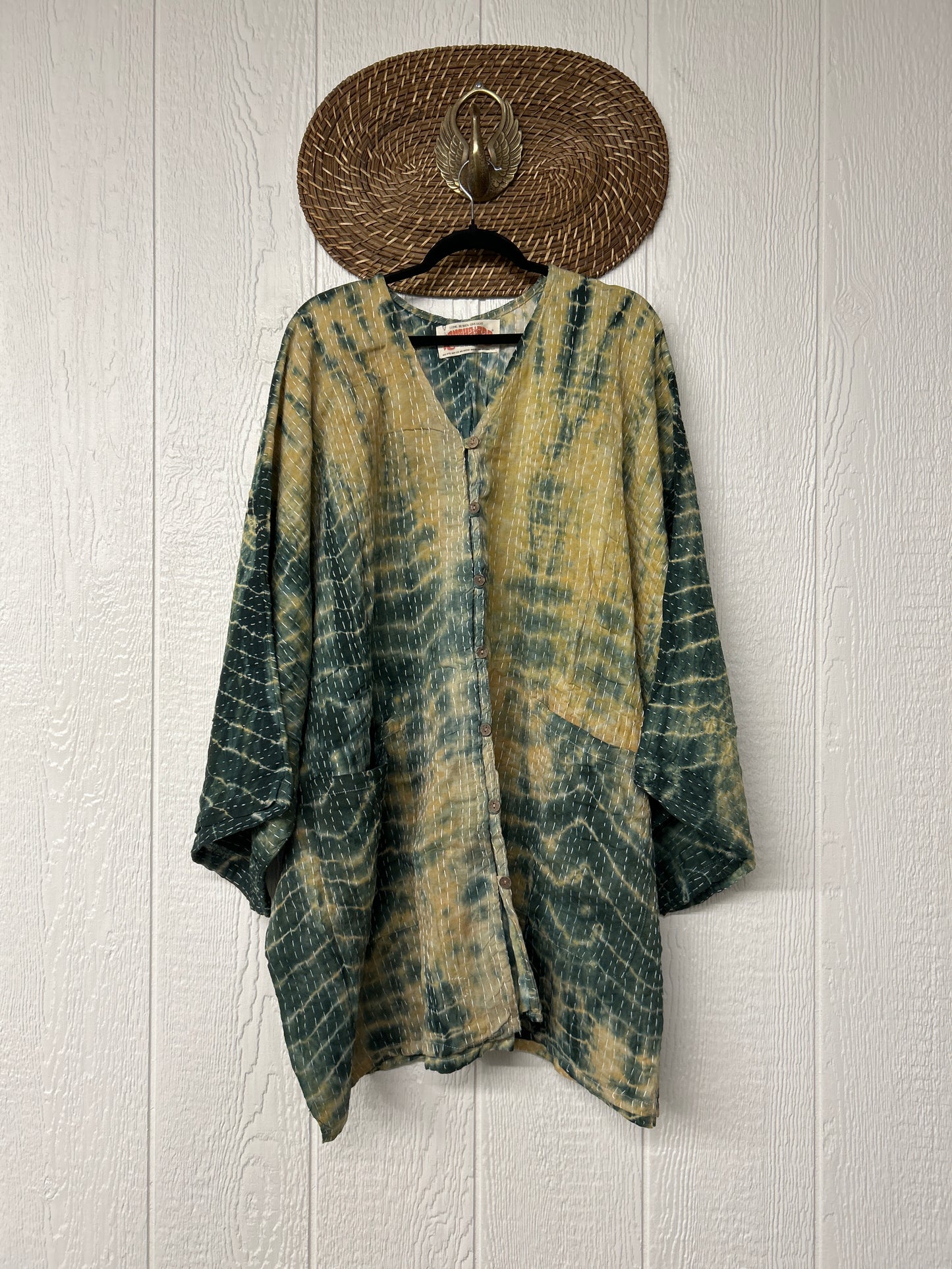 Pareo Kantha Gaia Button-Down Kimono 0526 012