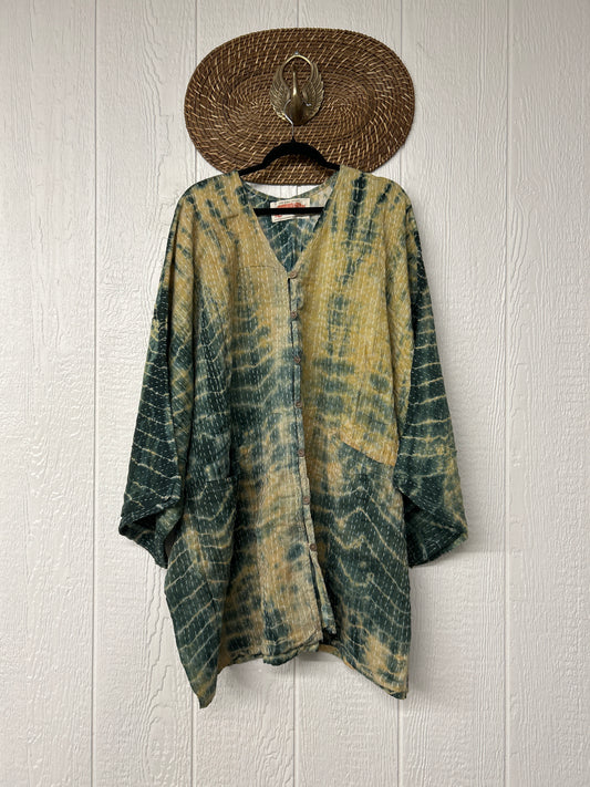 Pareo Kantha Gaia Button-Down Kimono 0526 012