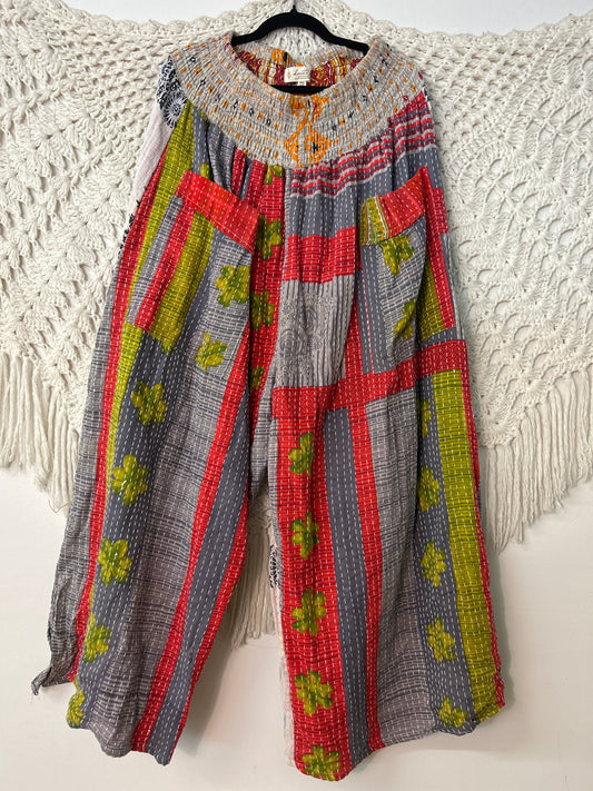Pareo Kantha Synergy Side Slit Pants