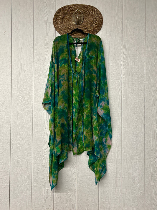 Crepe Sari Orchid Kimono 0626 111