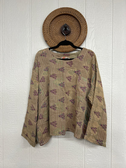 Pareo Kantha Wanderer Pocket Crop Top 0226 041