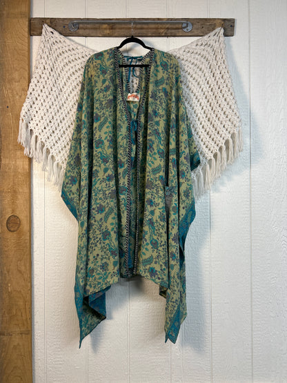 Crepe Sari Orchid Kimono 0626 219