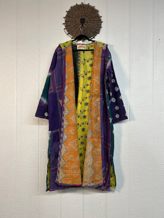 Fine Kantha Rising Sun Coat 1026 082