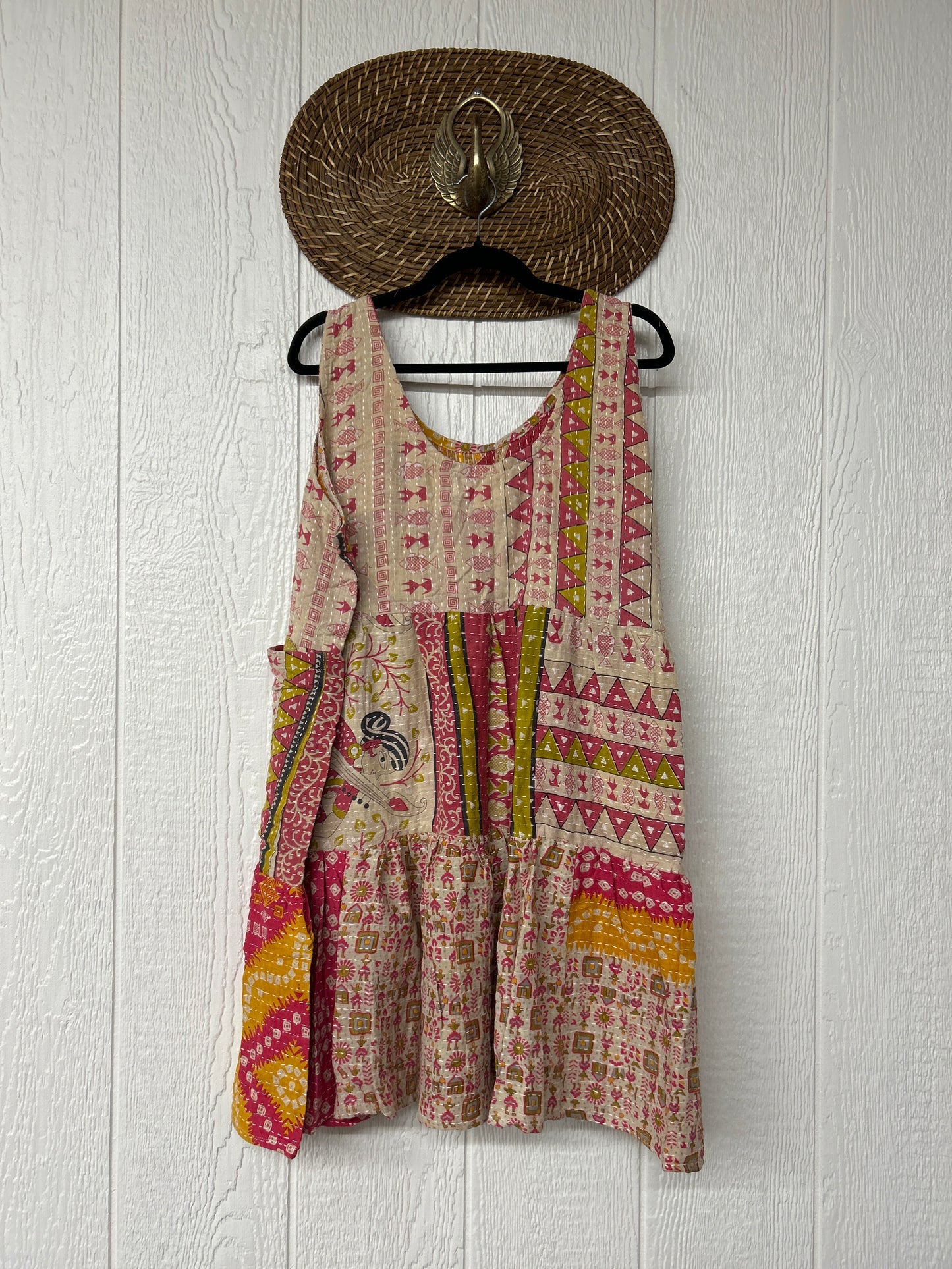 Kantha Meadow Mini Dress 0625 188