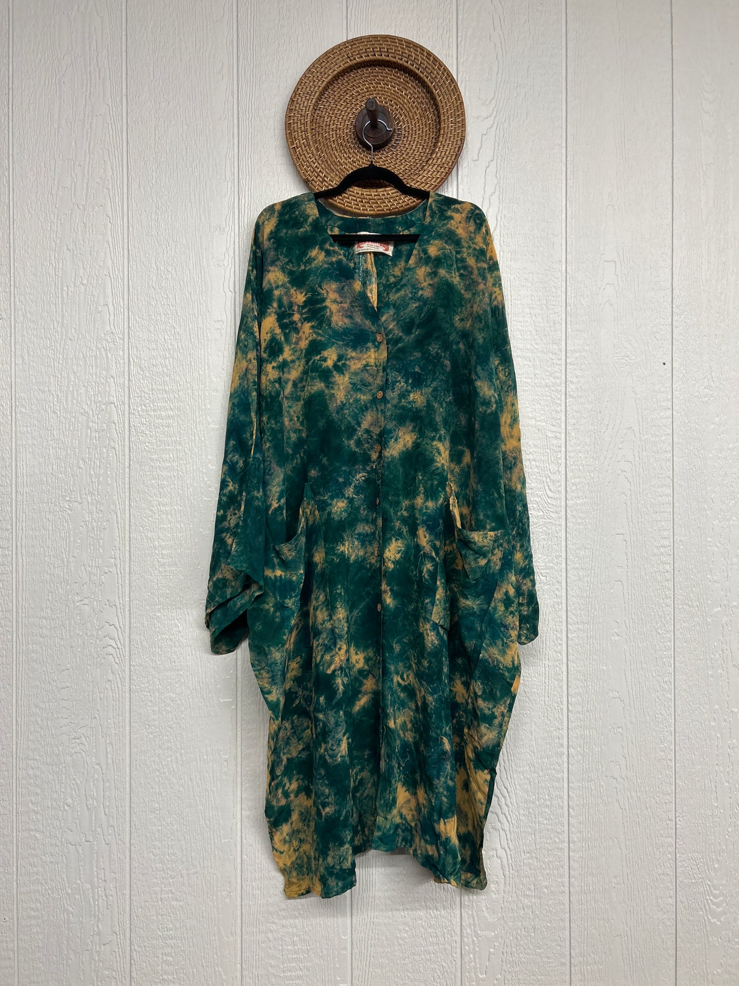 Crepe Sari Gaia Duster Dress 0426 032