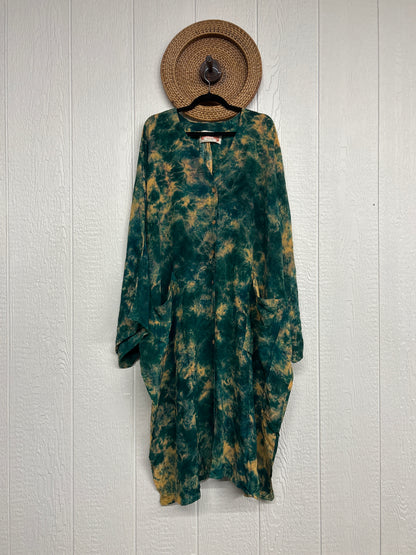 Crepe Sari Gaia Duster Dress 0426 032