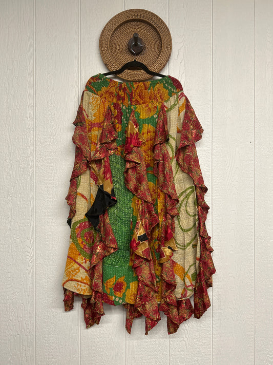 Pareo Kantha Willow Maxi Skirt 0826 023