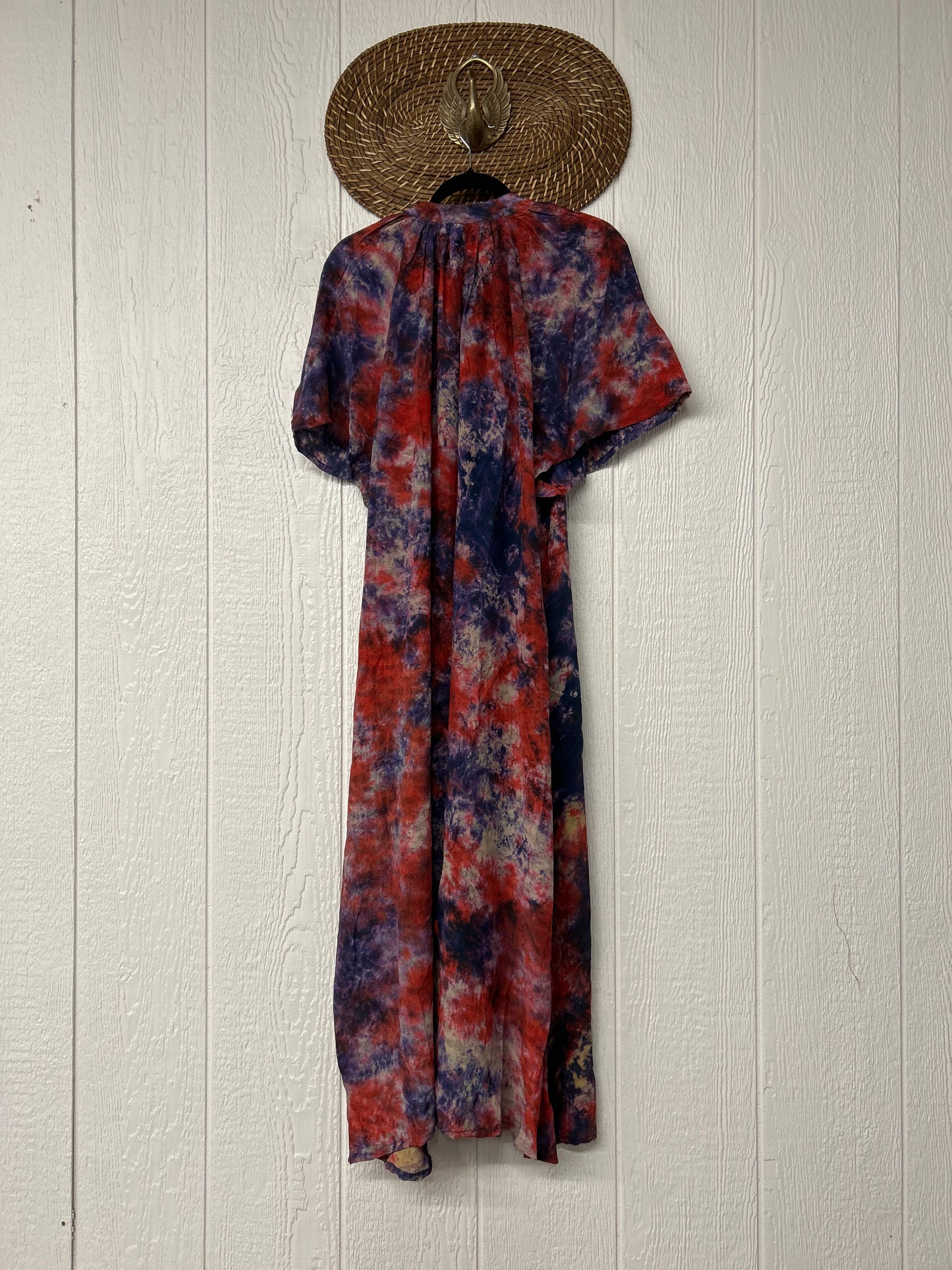 Crepe Sari Summer Woodstock Duster 0626 212