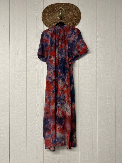 Crepe Sari Summer Woodstock Duster 0626 212