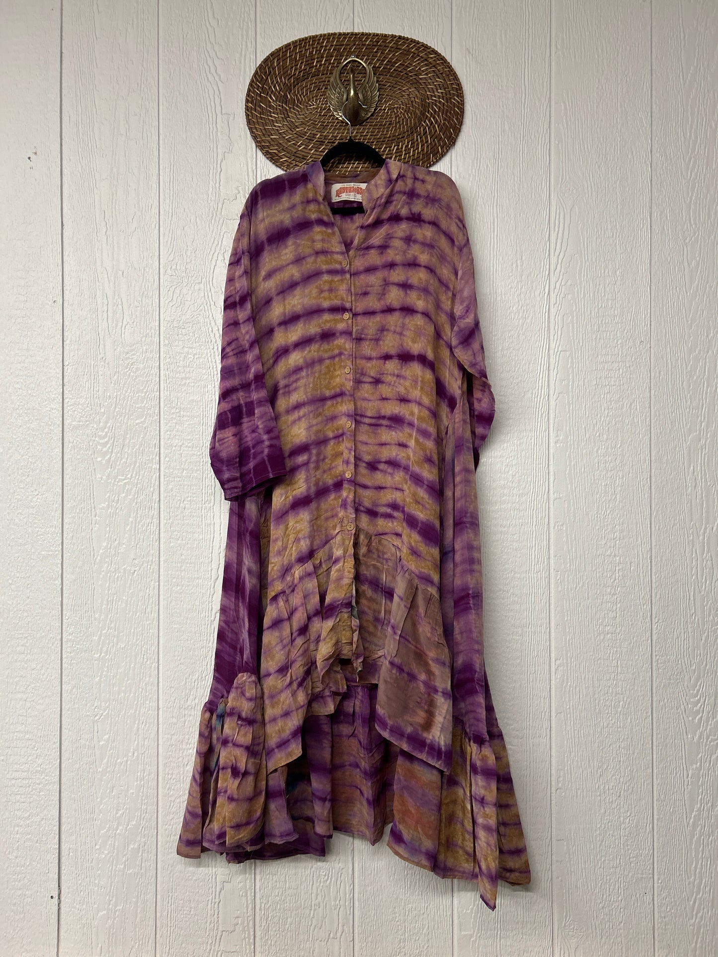 Crepe Sari Dahlia Duster Dress 0326 232