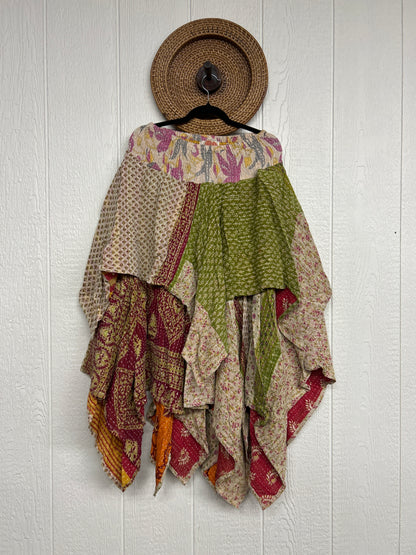 Pareo Kantha Pixie Skirt 0426 078