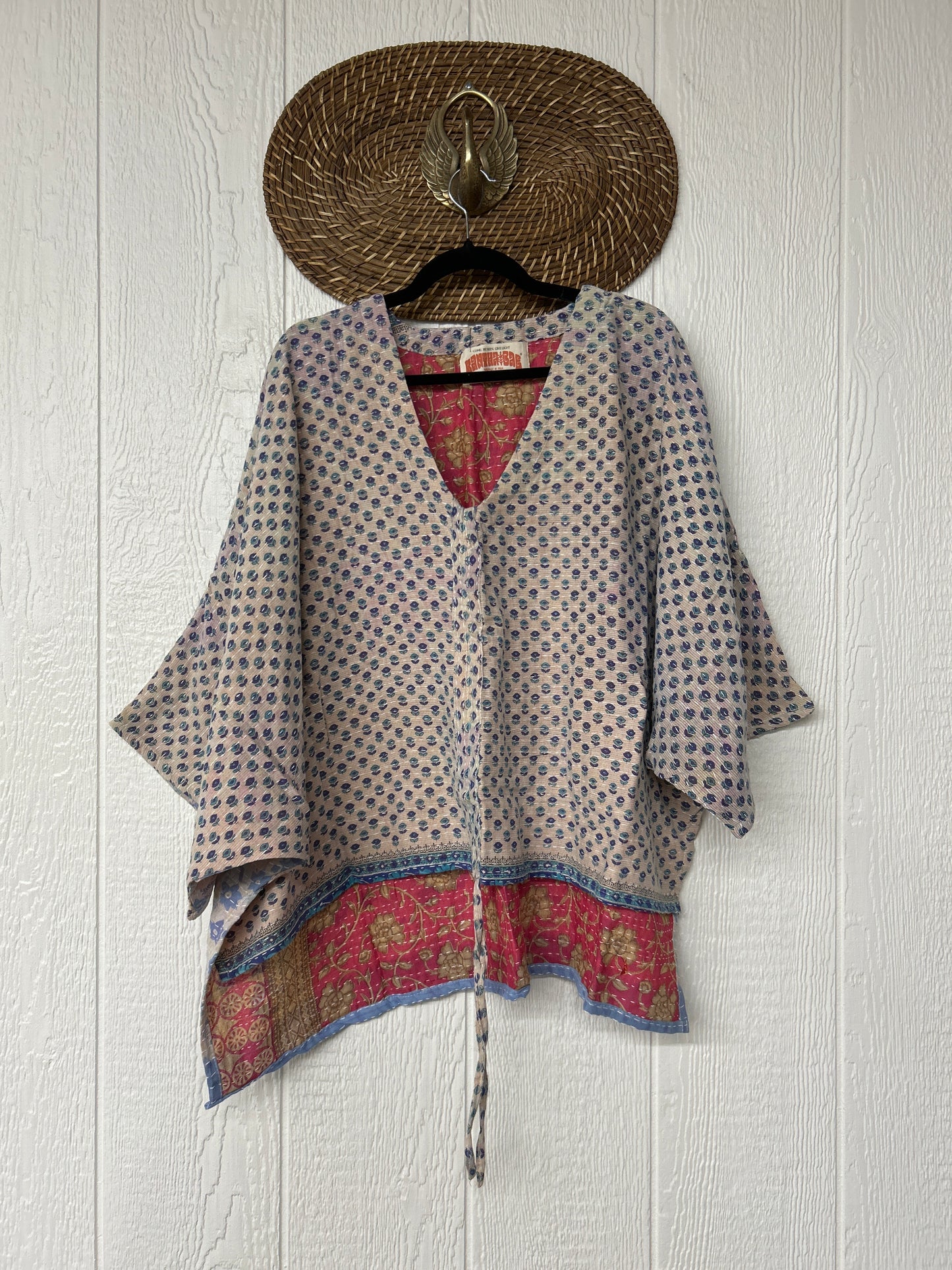 Pareo Kantha Hi-Lo Butterfly Top 0626 038