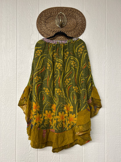 Pareo Kantha Wild Rose Skirt 0426 221