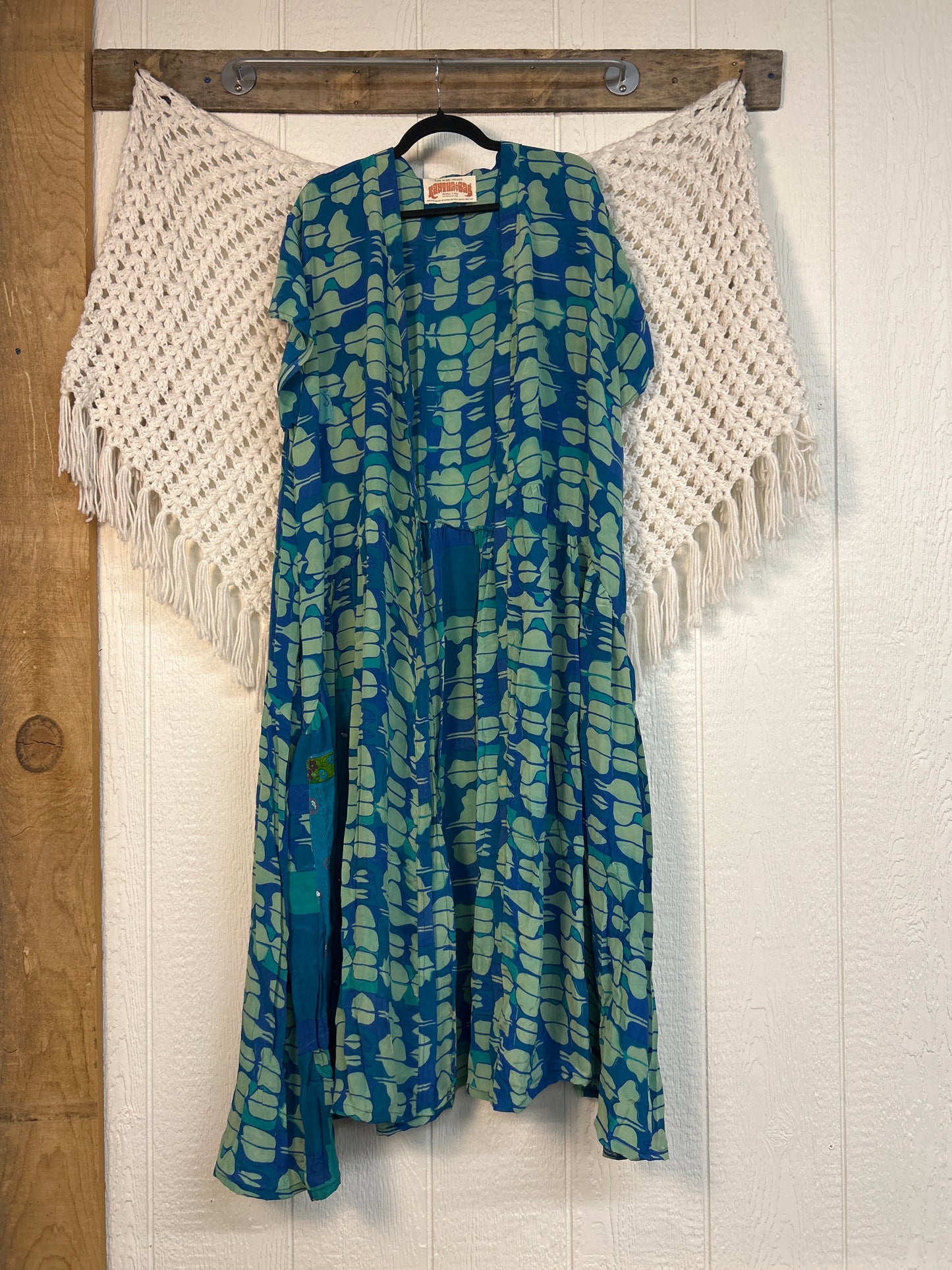 Crepe Sari Summer Evermore Kimono 0726 145
