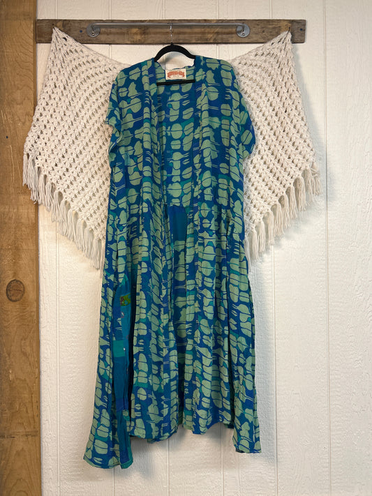 Crepe Sari Summer Evermore Kimono 0726 145