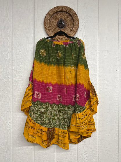 Pareo Kantha Wild Rose Skirt 0426 133